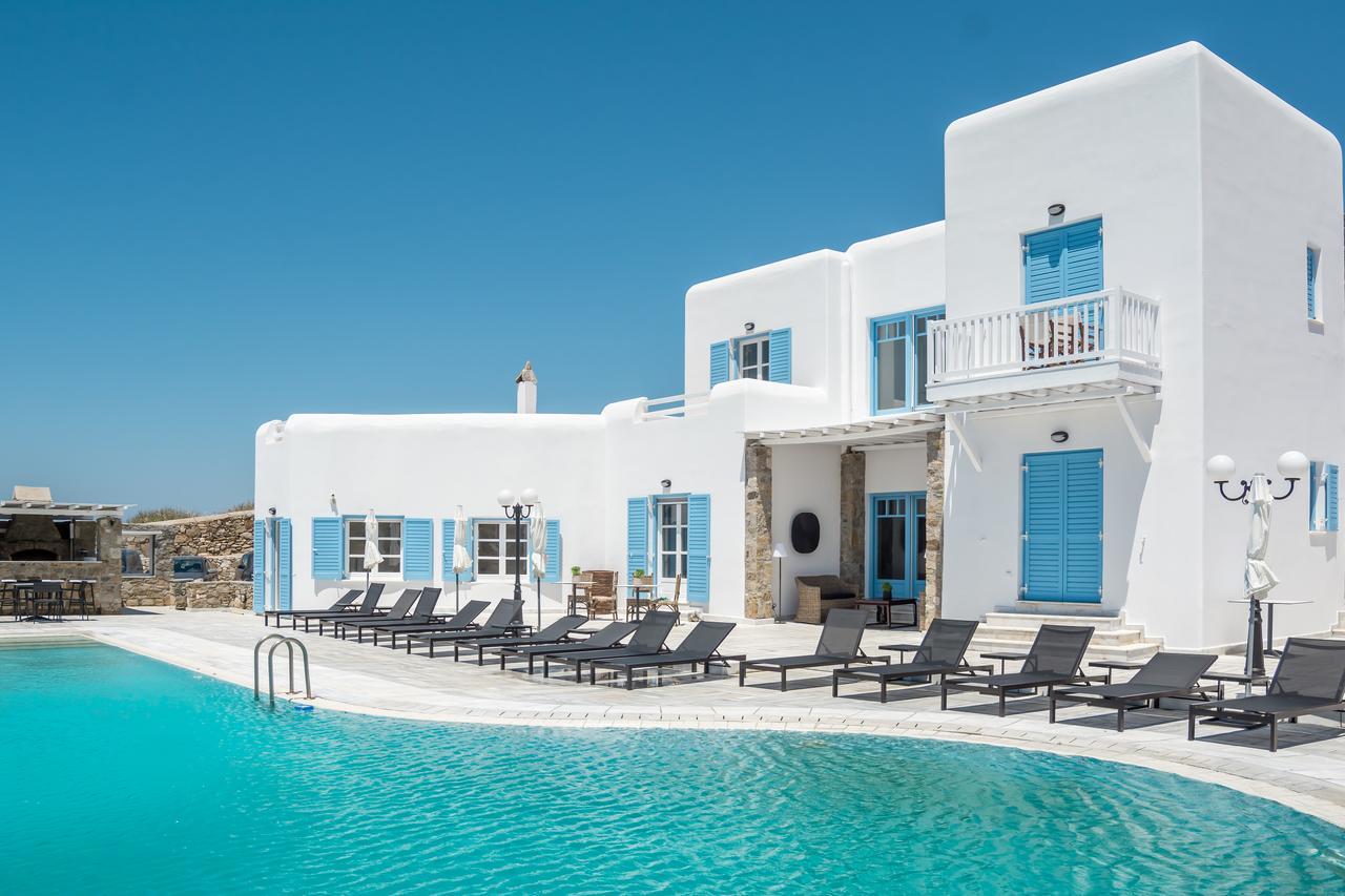 Capo Di Mykonos Resort Agios Ioannis Diakoftis ภายนอก รูปภาพ