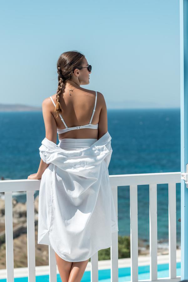 Capo Di Mykonos Resort Agios Ioannis Diakoftis ภายนอก รูปภาพ