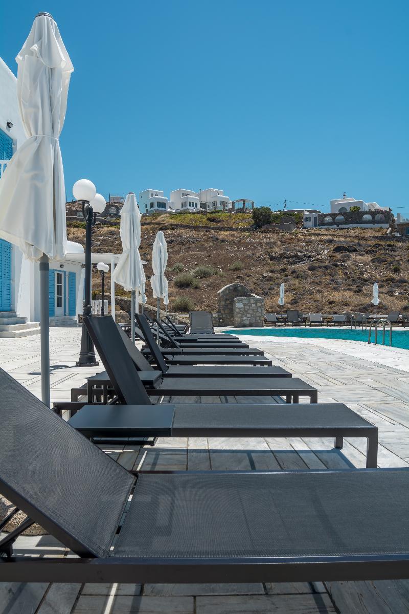 Capo Di Mykonos Resort Agios Ioannis Diakoftis ภายนอก รูปภาพ