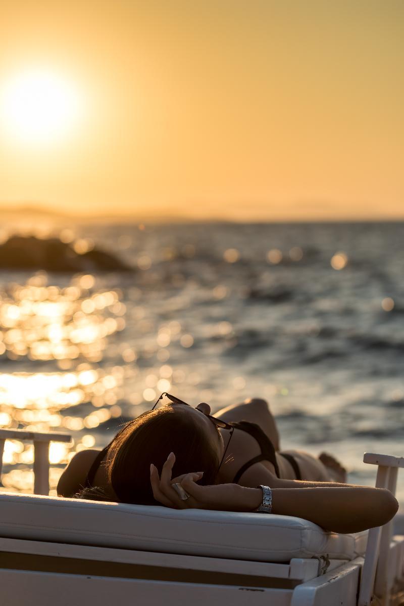 Capo Di Mykonos Resort Agios Ioannis Diakoftis ภายนอก รูปภาพ